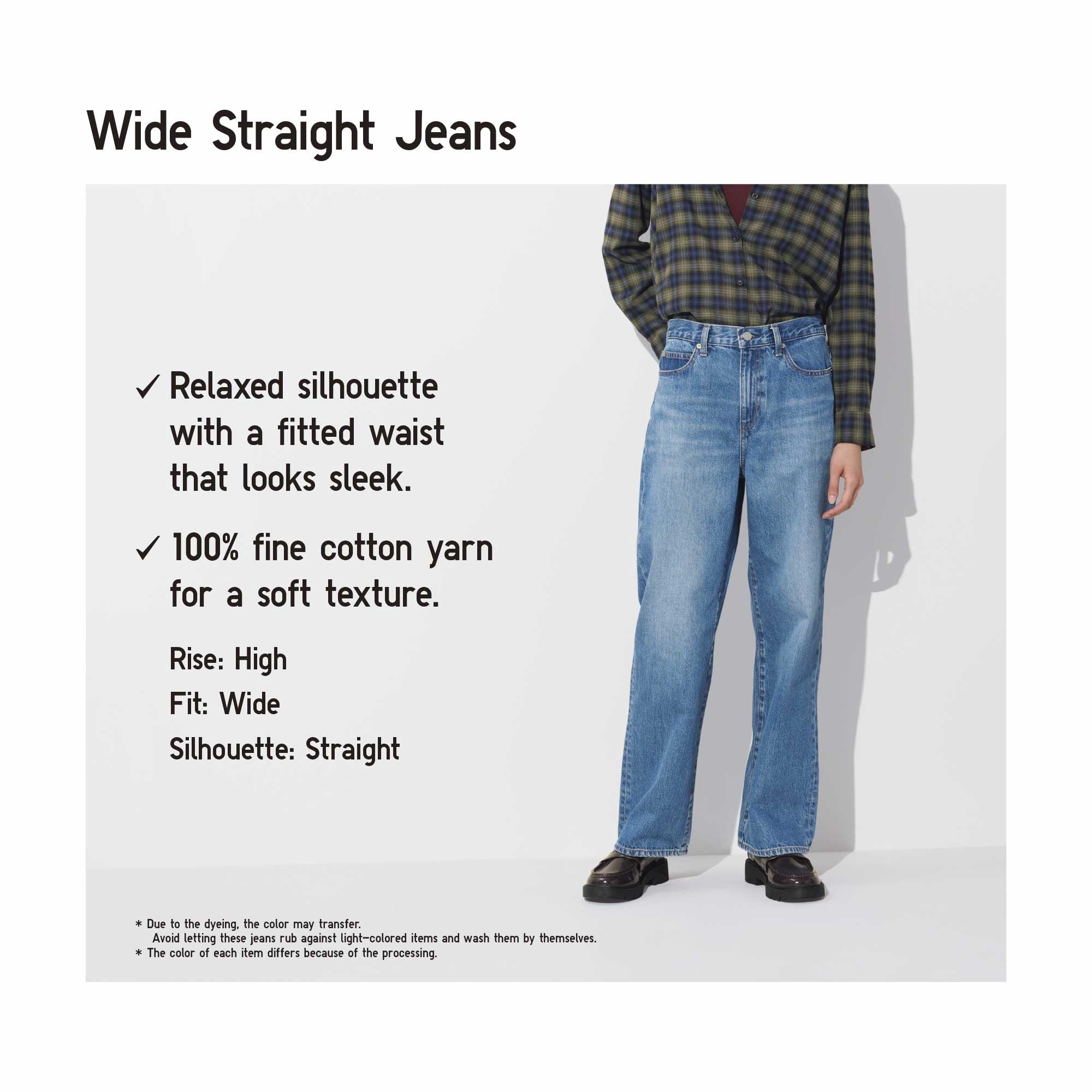 WIDE STRAIGHT JEANS