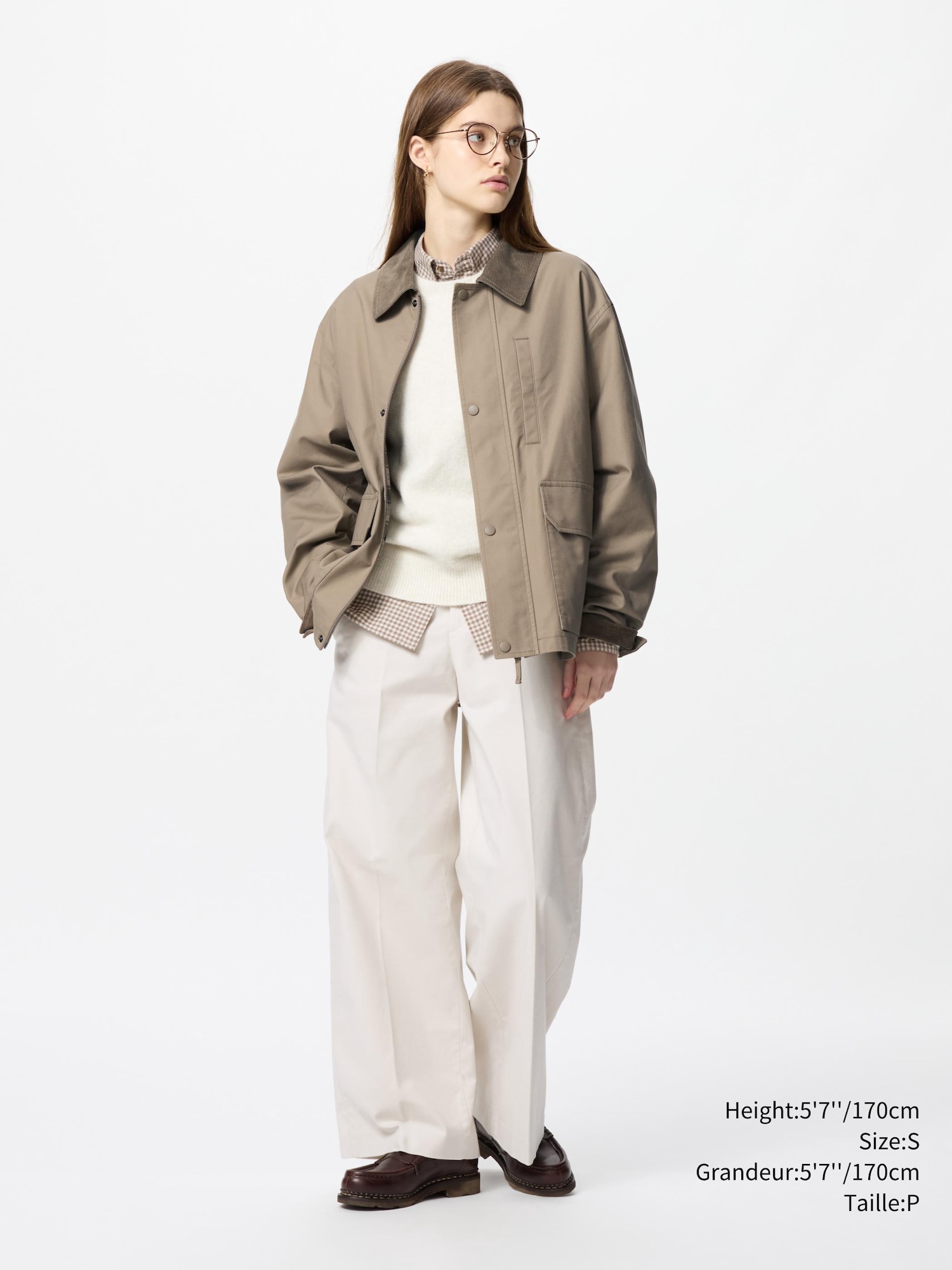 WOMEN'S WIDE CHINO PANTS | UNIQLO CA