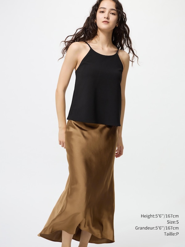 SATIN SKIRT