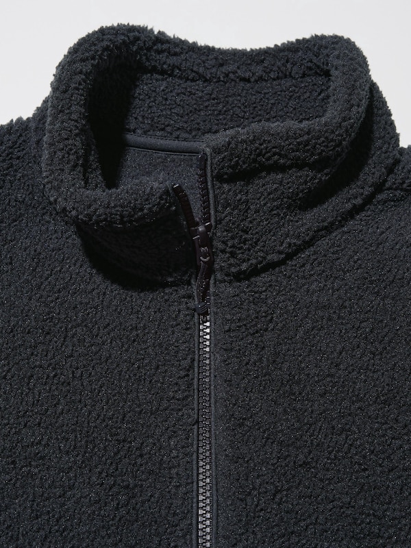 PILE LINED FLEECE FULL-ZIP JACKET