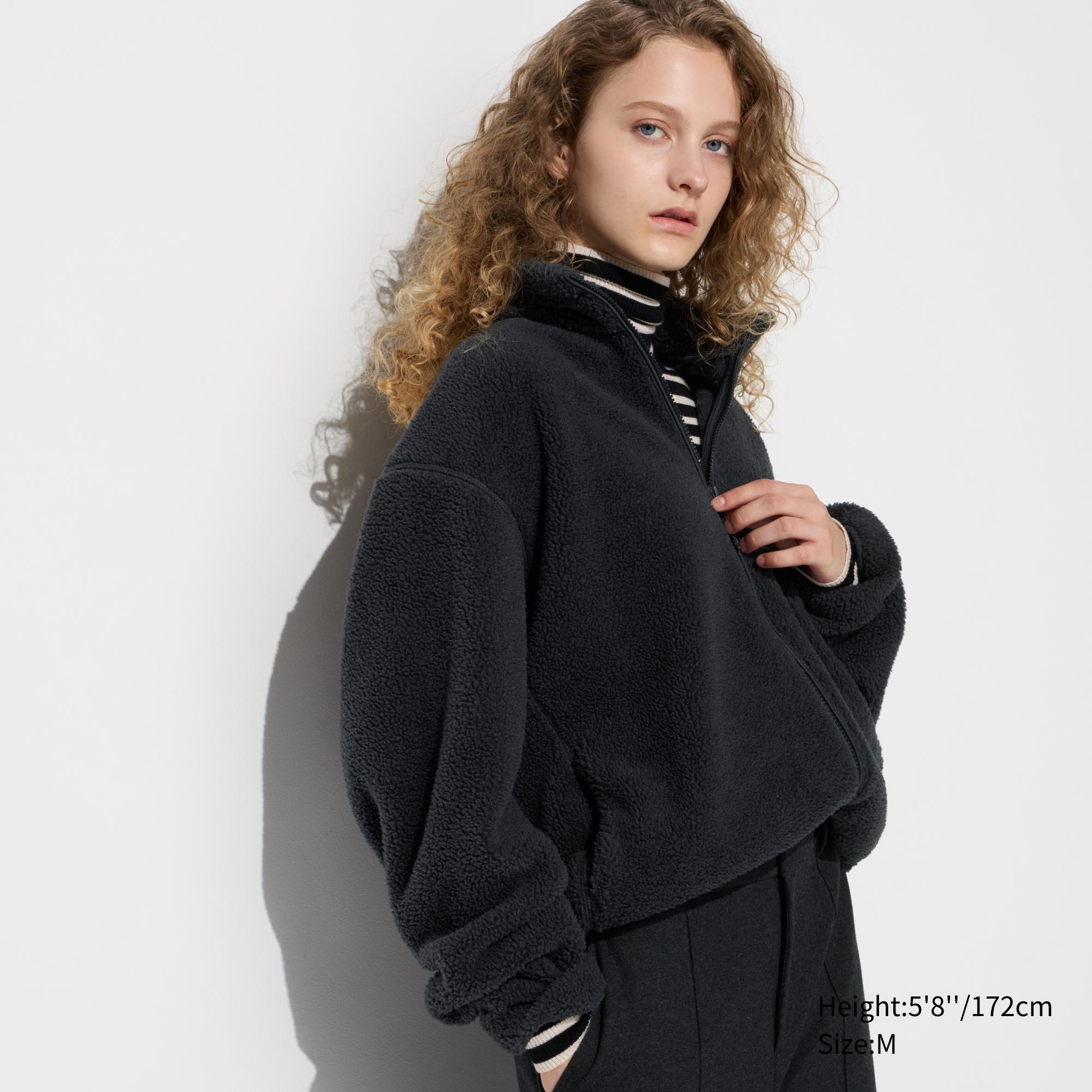 PILE LINED FLEECE FULL-ZIP JACKET