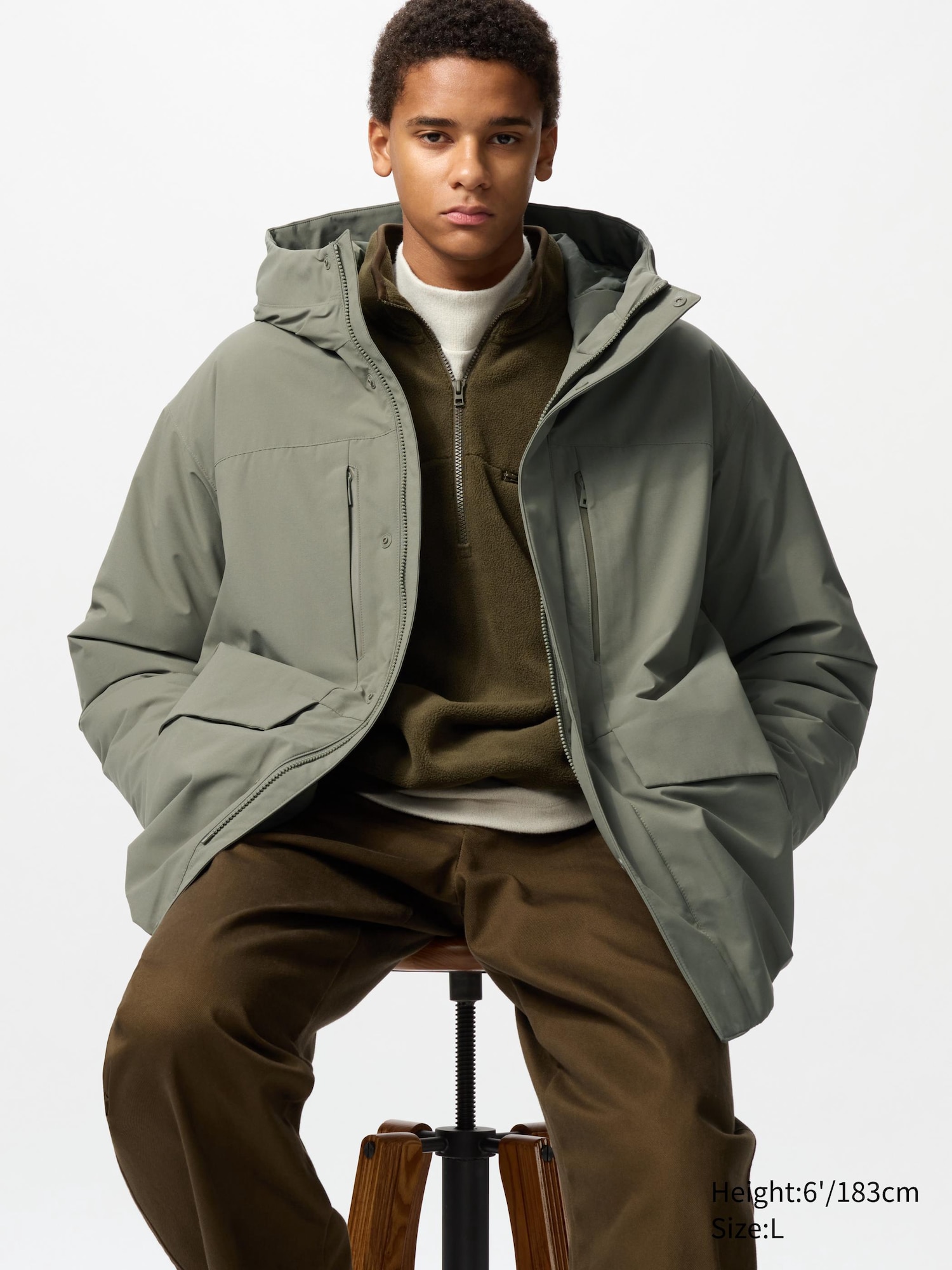 Uniqlo hybrid down parka 2024