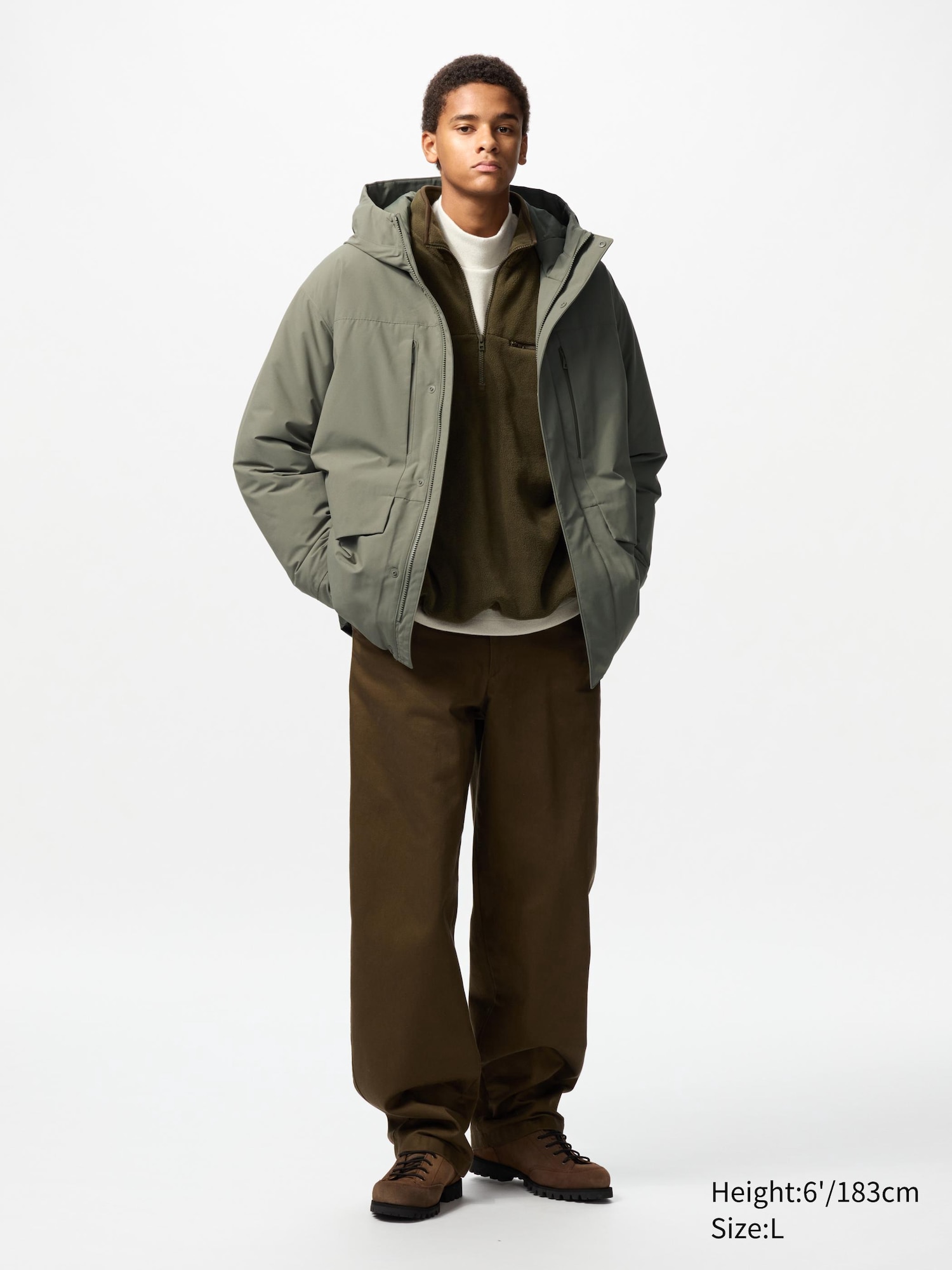 HYBRID DOWN PARKA UNIQLO CA