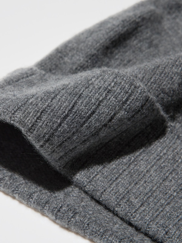 CASHMERE KNITTED BEANIE