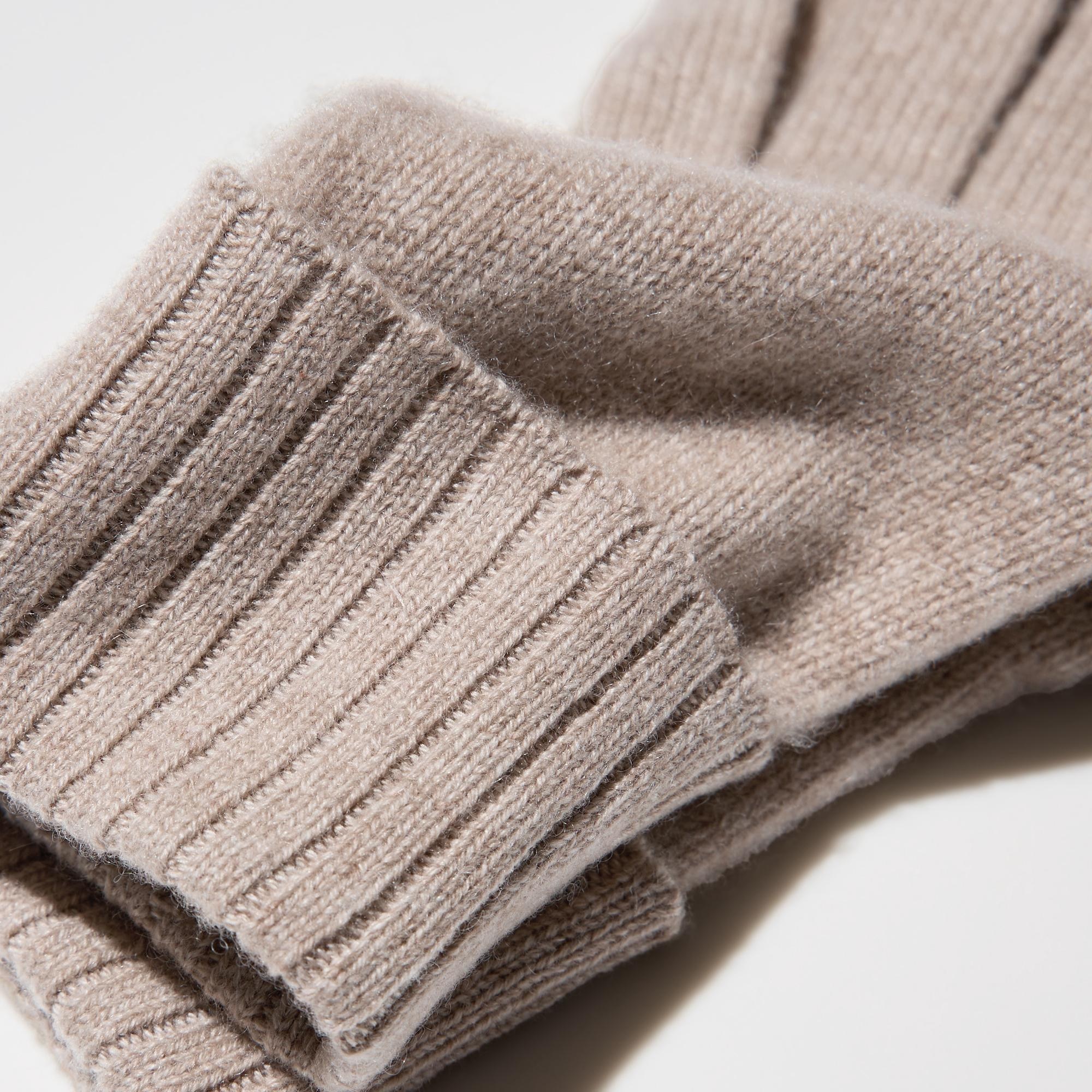 CASHMERE KNITTED GLOVES