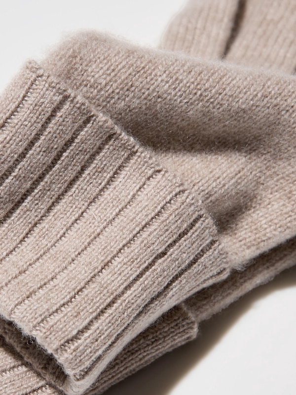 CASHMERE KNITTED GLOVES