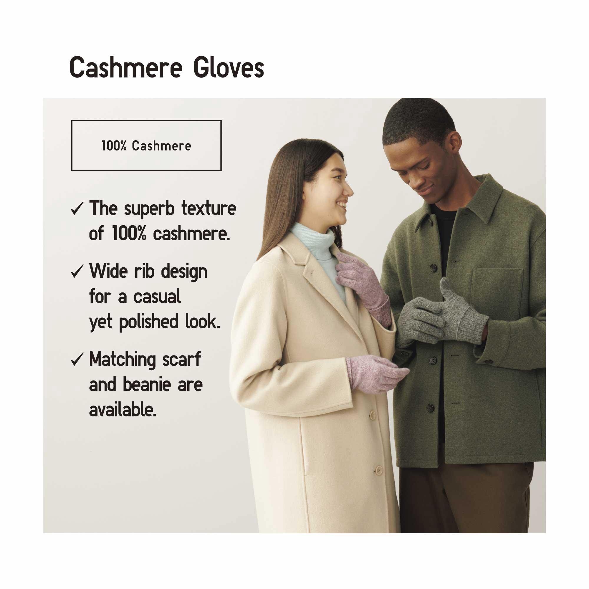 CASHMERE KNITTED GLOVES