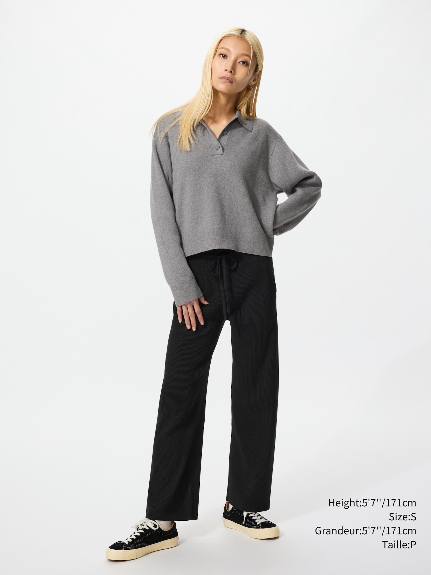Women's Washable Knit Ribbed Pants | UNIQLO CA
