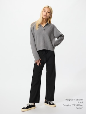 Washable Knit Ribbed Pants