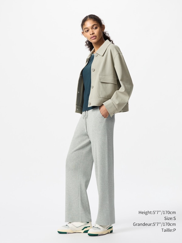 PANTALON TRICOTÉ CÔTELÉ LAVABLE
