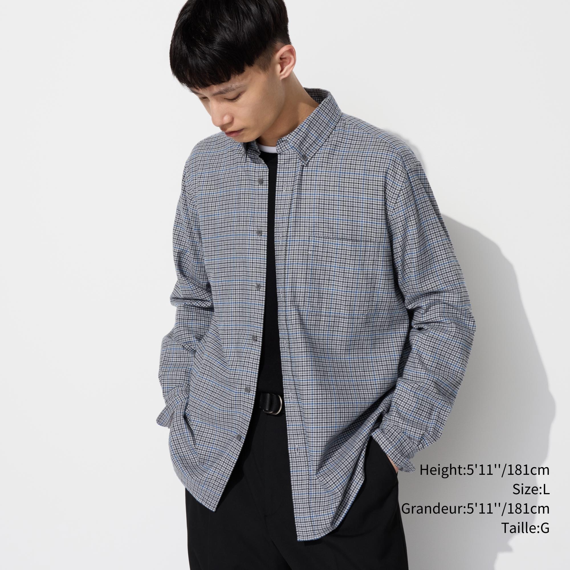 Vintage Uniqlo Casual Checked Thick Cotton Lumber Jack