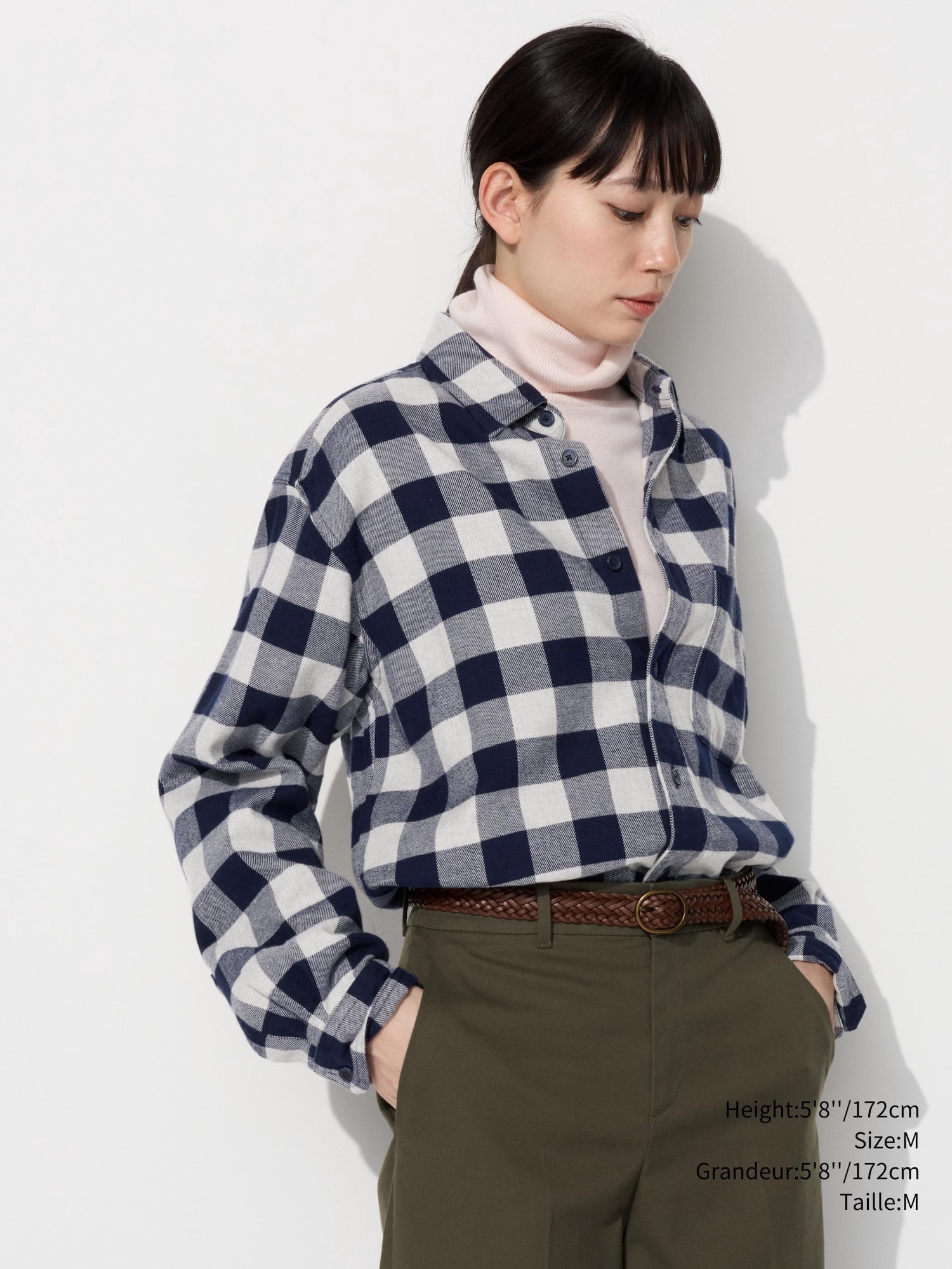 MEN'S FLANNEL CHECKED LONG SLEEVE SHIRT | UNIQLO CA