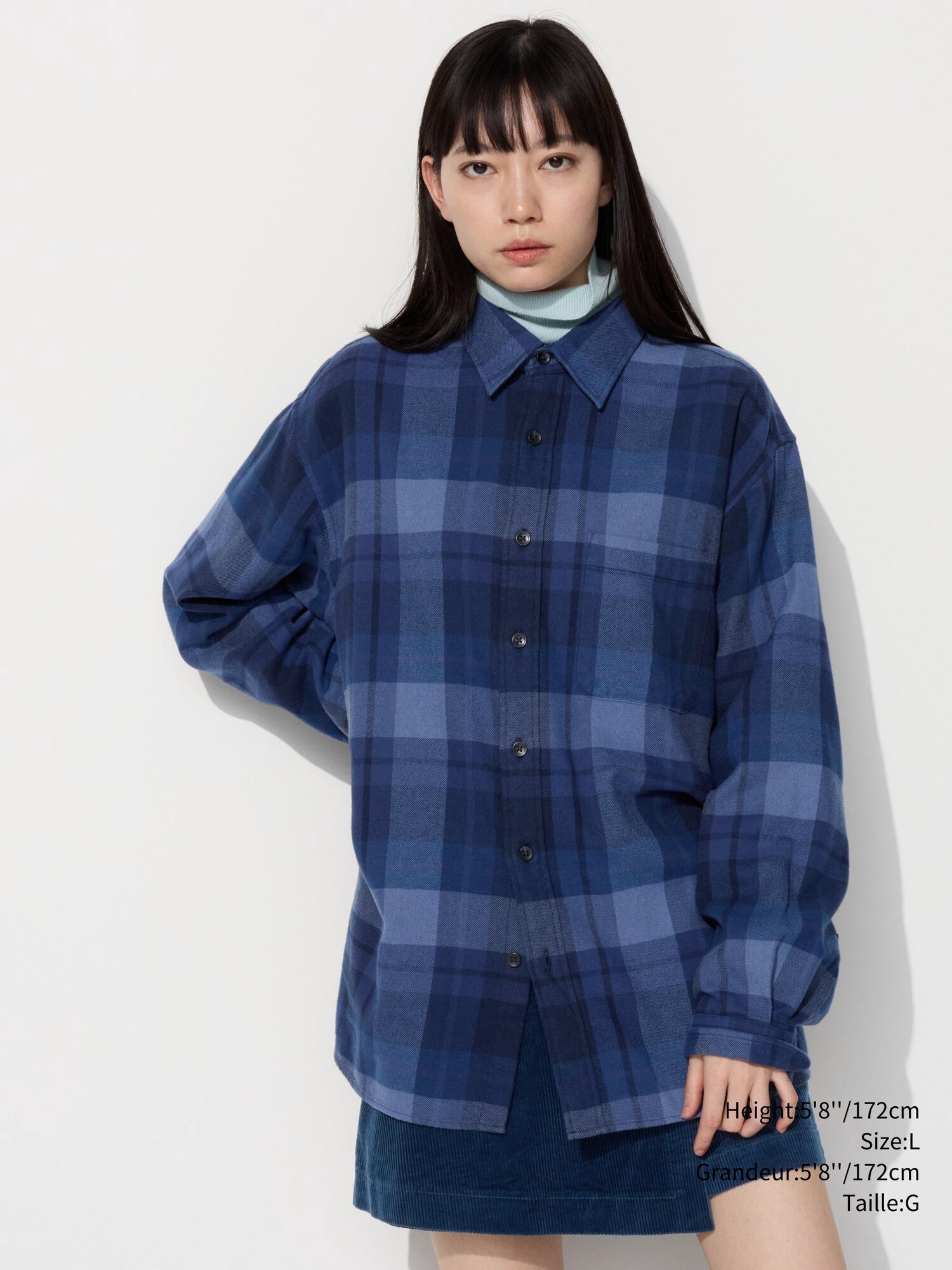 Vintage Uniqlo Flannel Casual Checked Thick Cotton Lumber