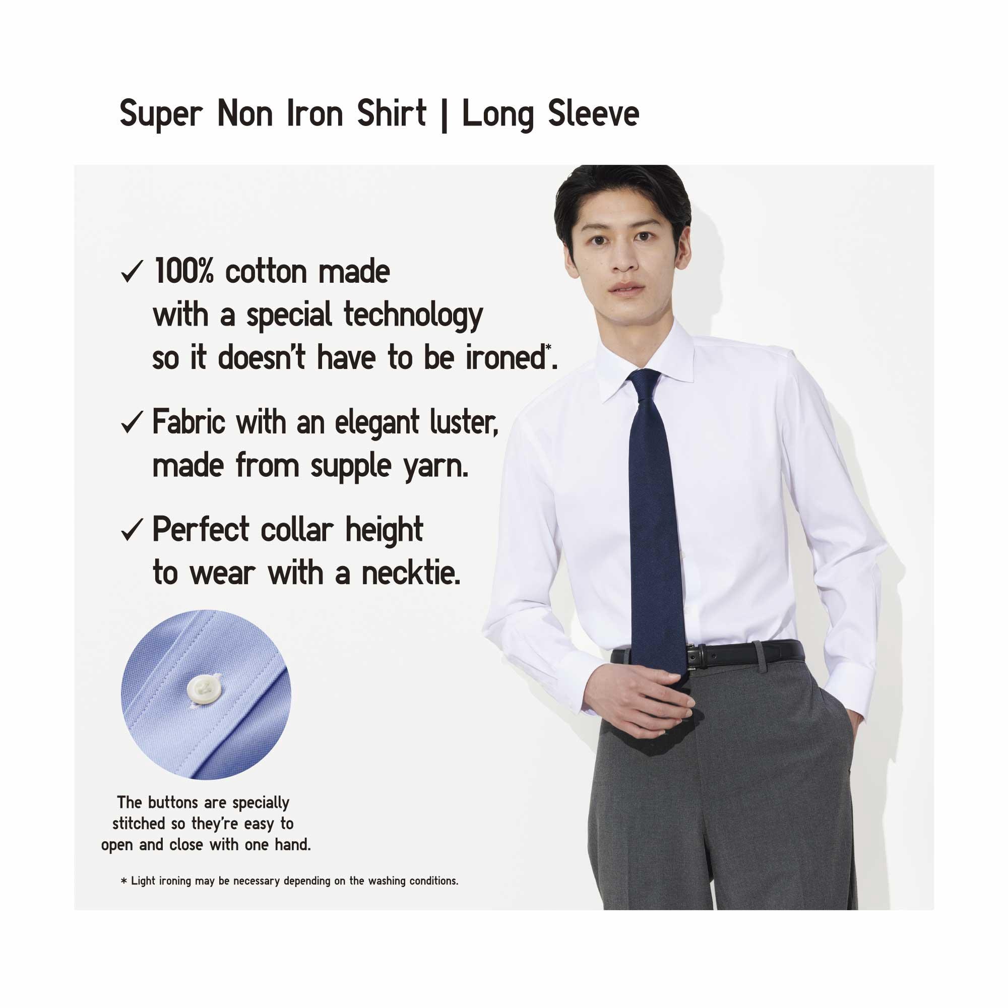 SUPER NON IRON SLIM FIT SHIRT | LONG SLEEVE