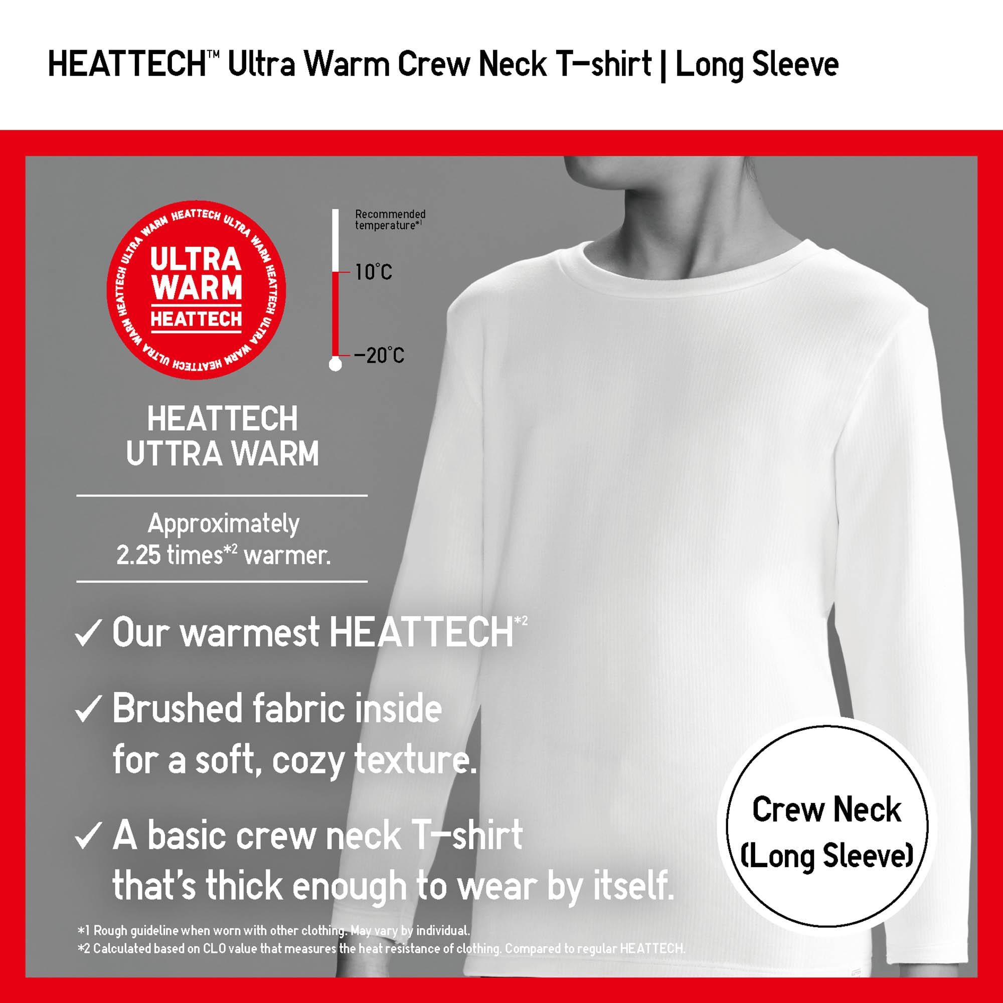 HEATTECH ULTRA WARM CREW NECK T-SHIRT