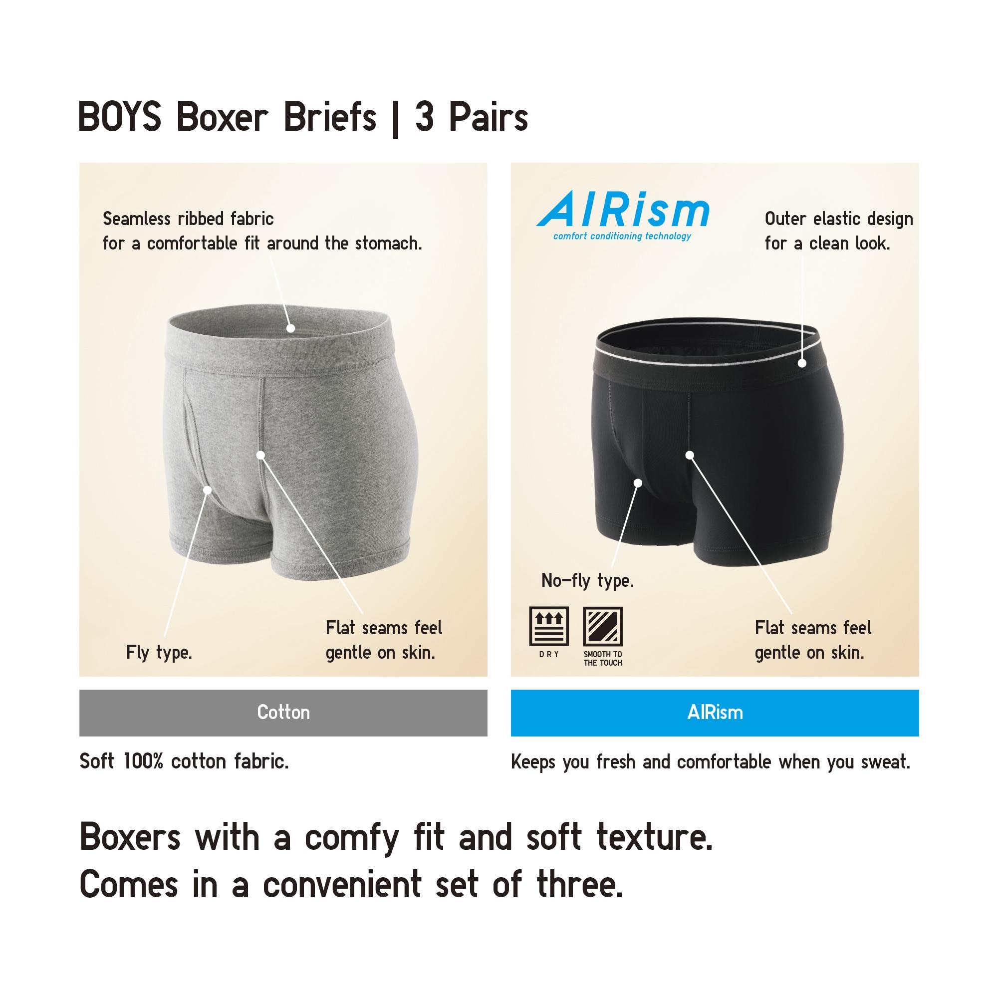 BOXER BRIEFS 3 PAIRS