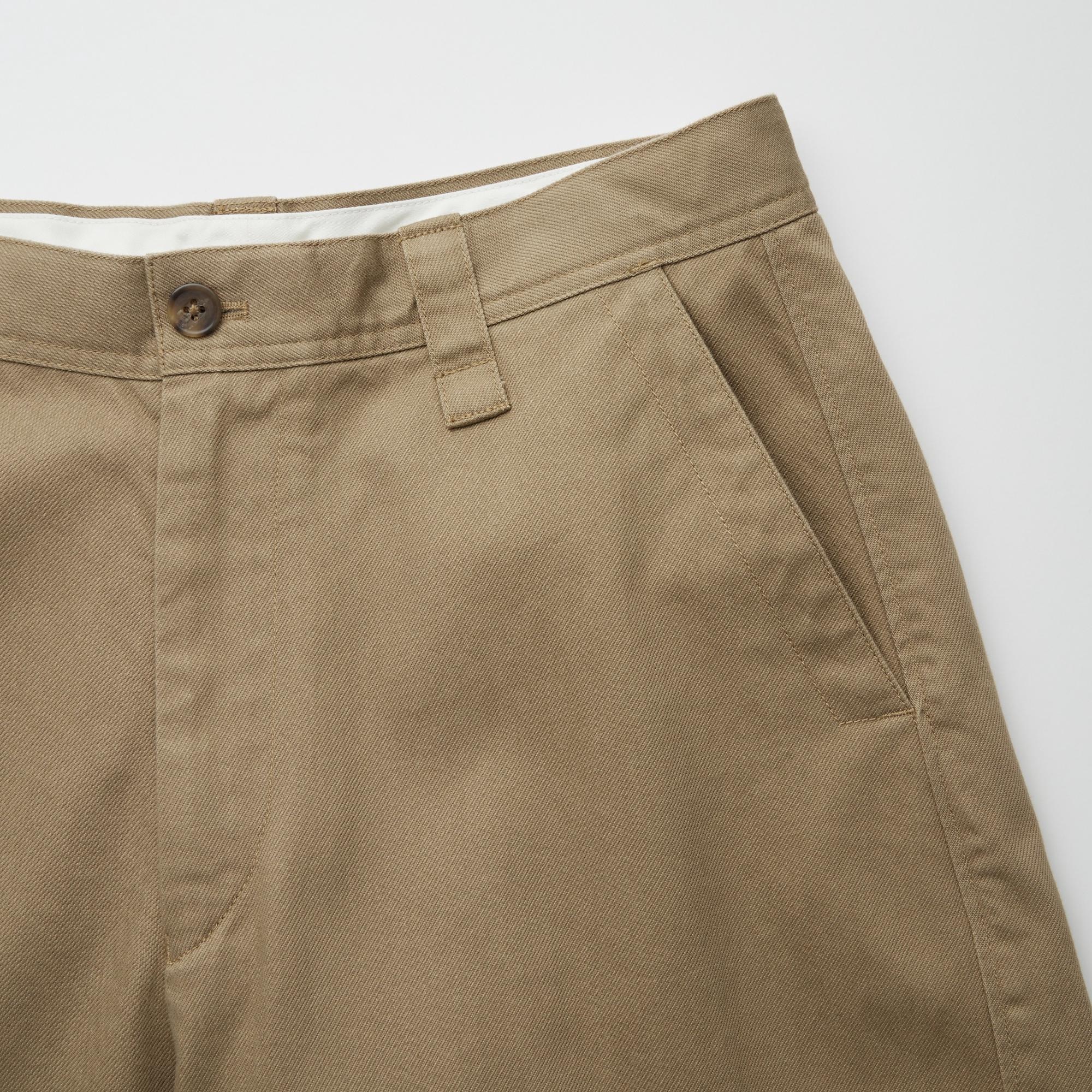 WIDE FIT CHINO PANTS