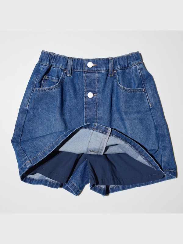 DENIM MINI SKORT