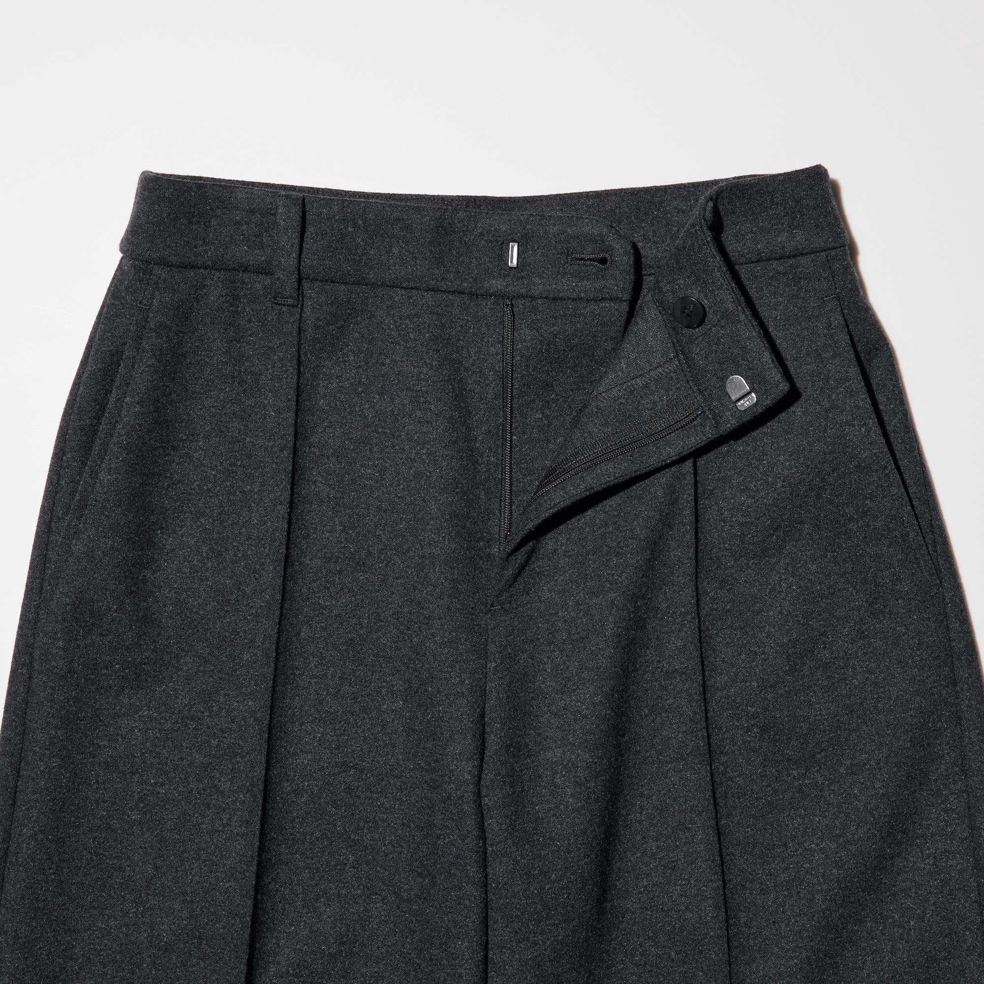 BRUSHED JERSEY WIDE PANTS