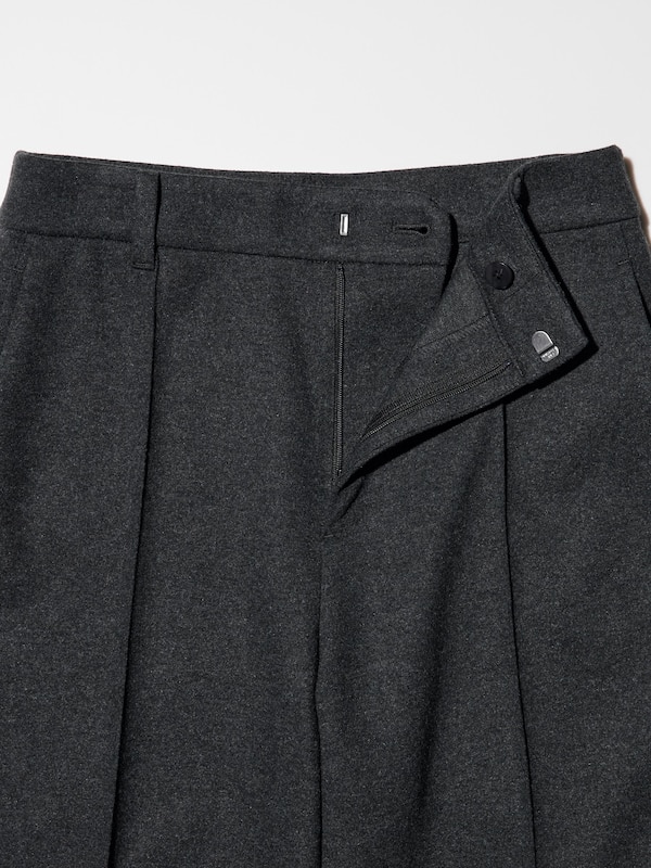 BRUSHED JERSEY WIDE PANTS