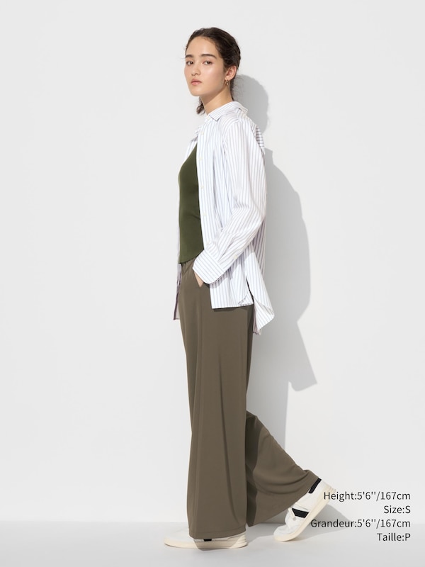 CREPE JERSEY STRAIGHT PANTS