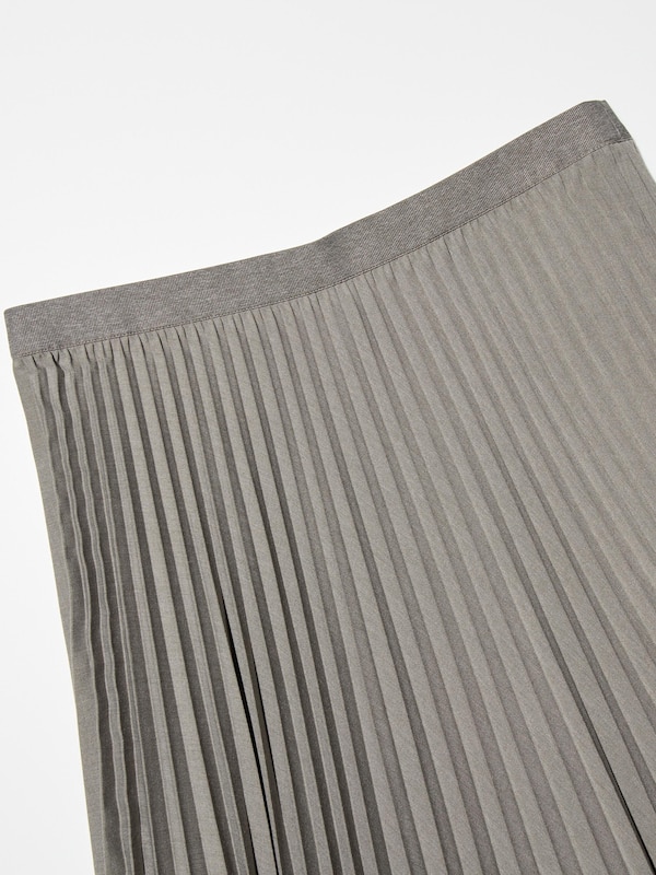 PLEATED LONG SKIRT