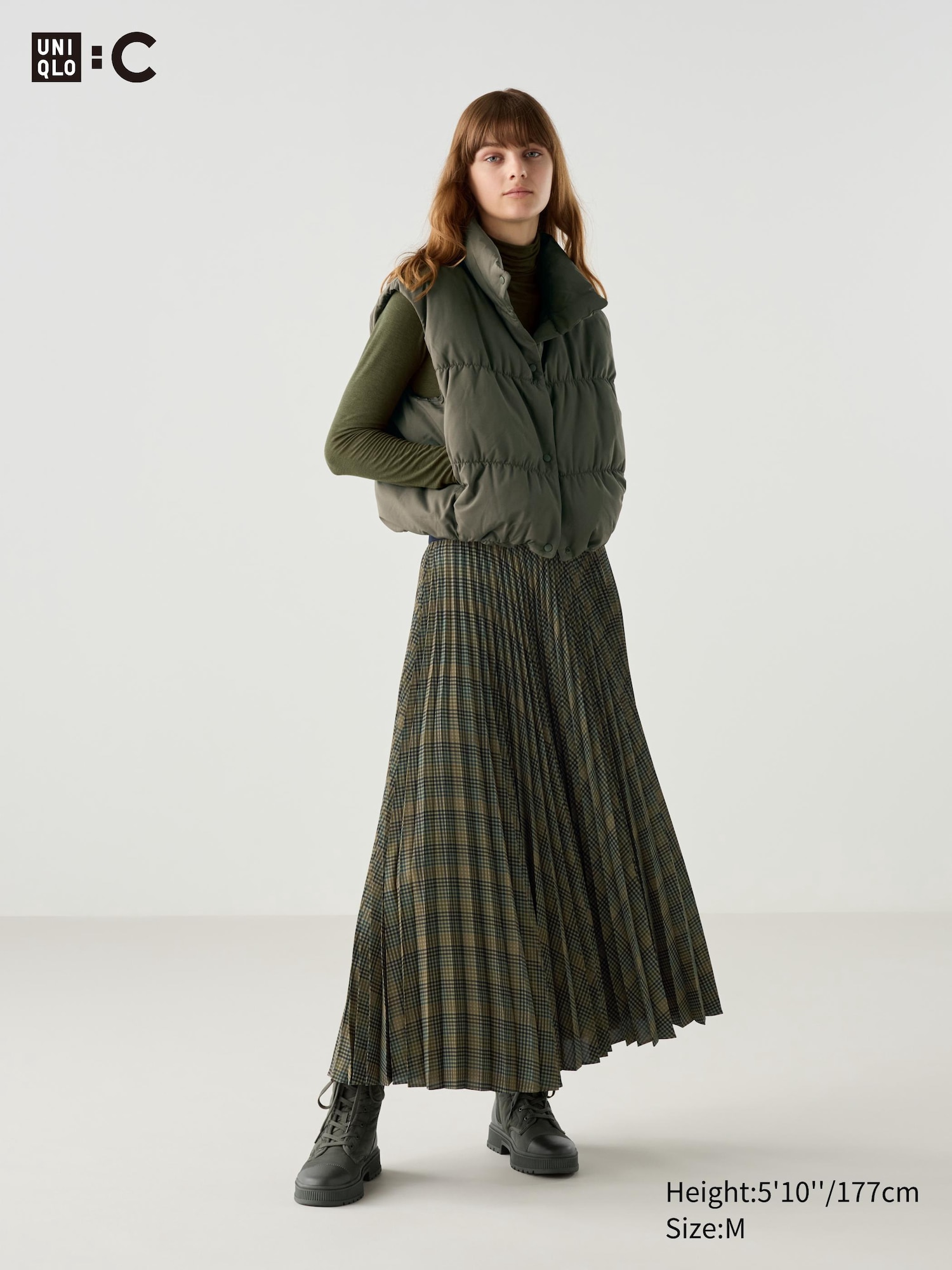 WOMEN S PLEATED LONG SKIRT UNIQLO CA