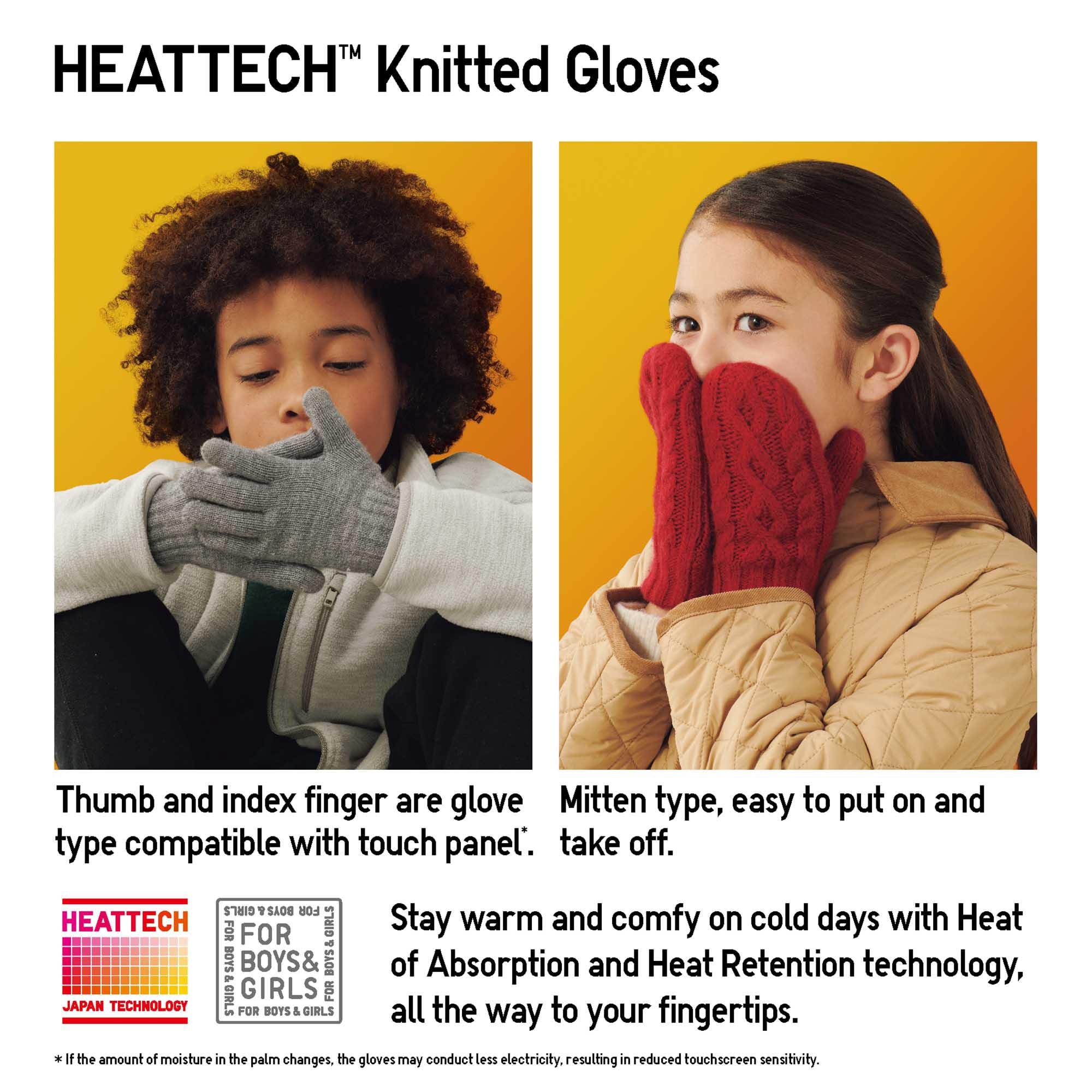 HEATTECH KNITTED GLOVES