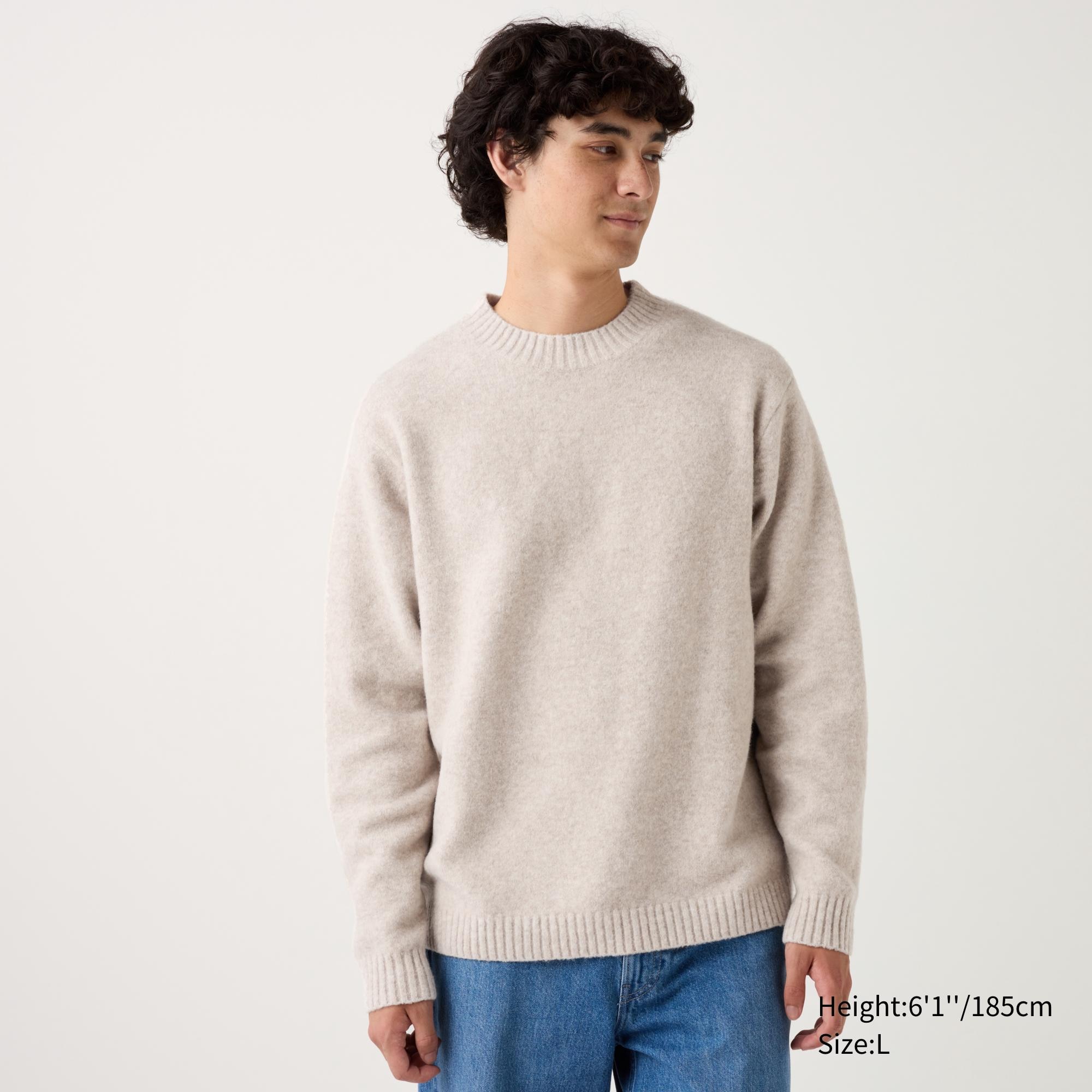 SOUFFLE YARN CREW NECK SWEATER