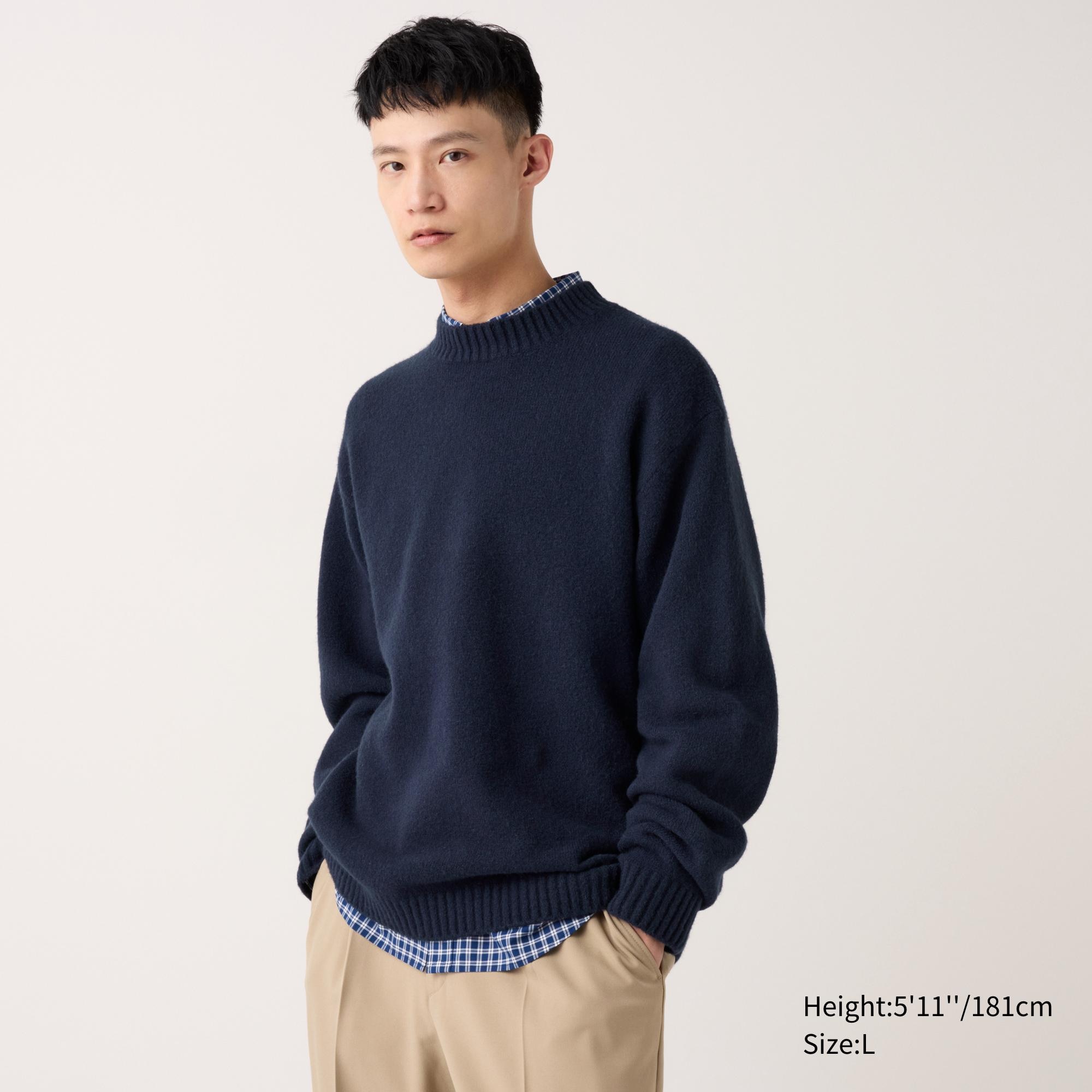 SOUFFLÉ YARN CREW NECK SWEATER