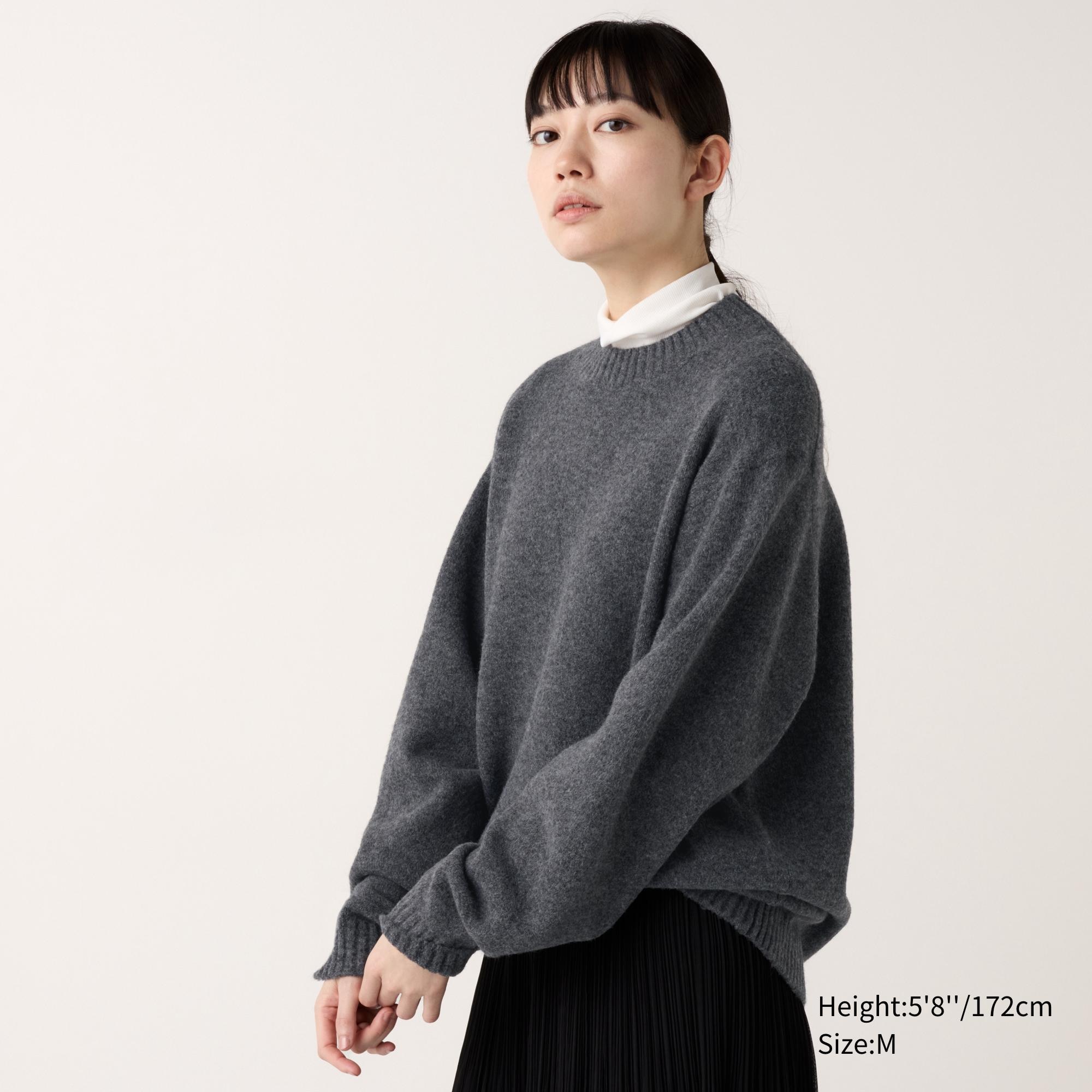 SOUFFLÉ YARN CREW NECK SWEATER