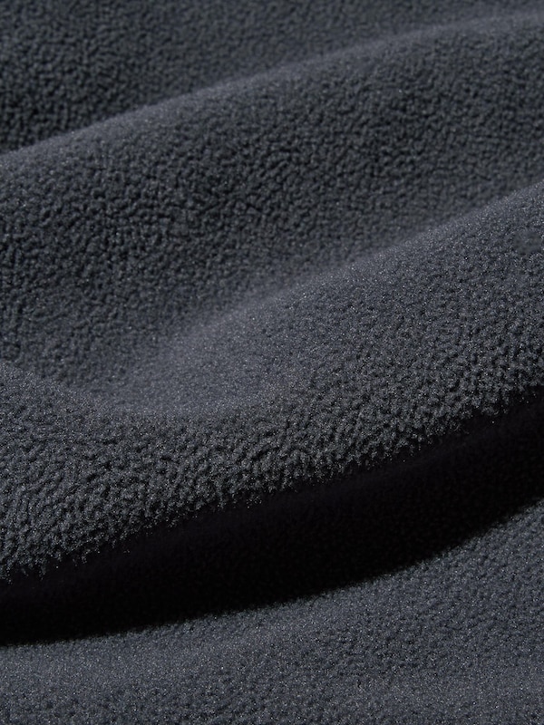 FLEECE OVERSIZED HALF-ZIP JACKET