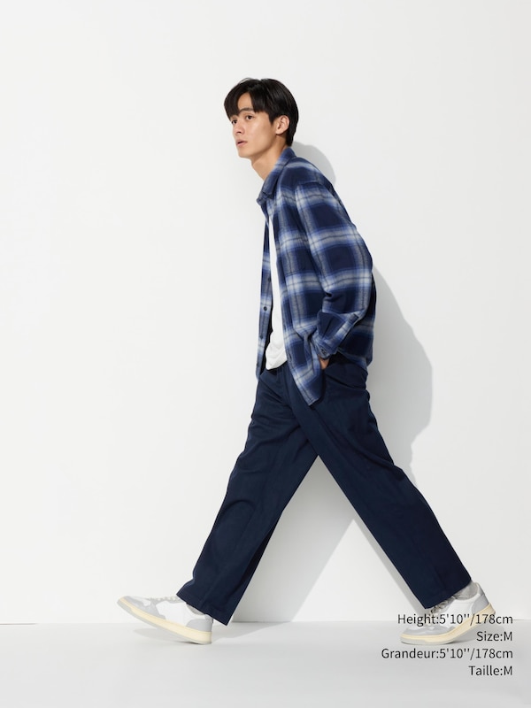 FLANNEL EASY ANKLE PANTS