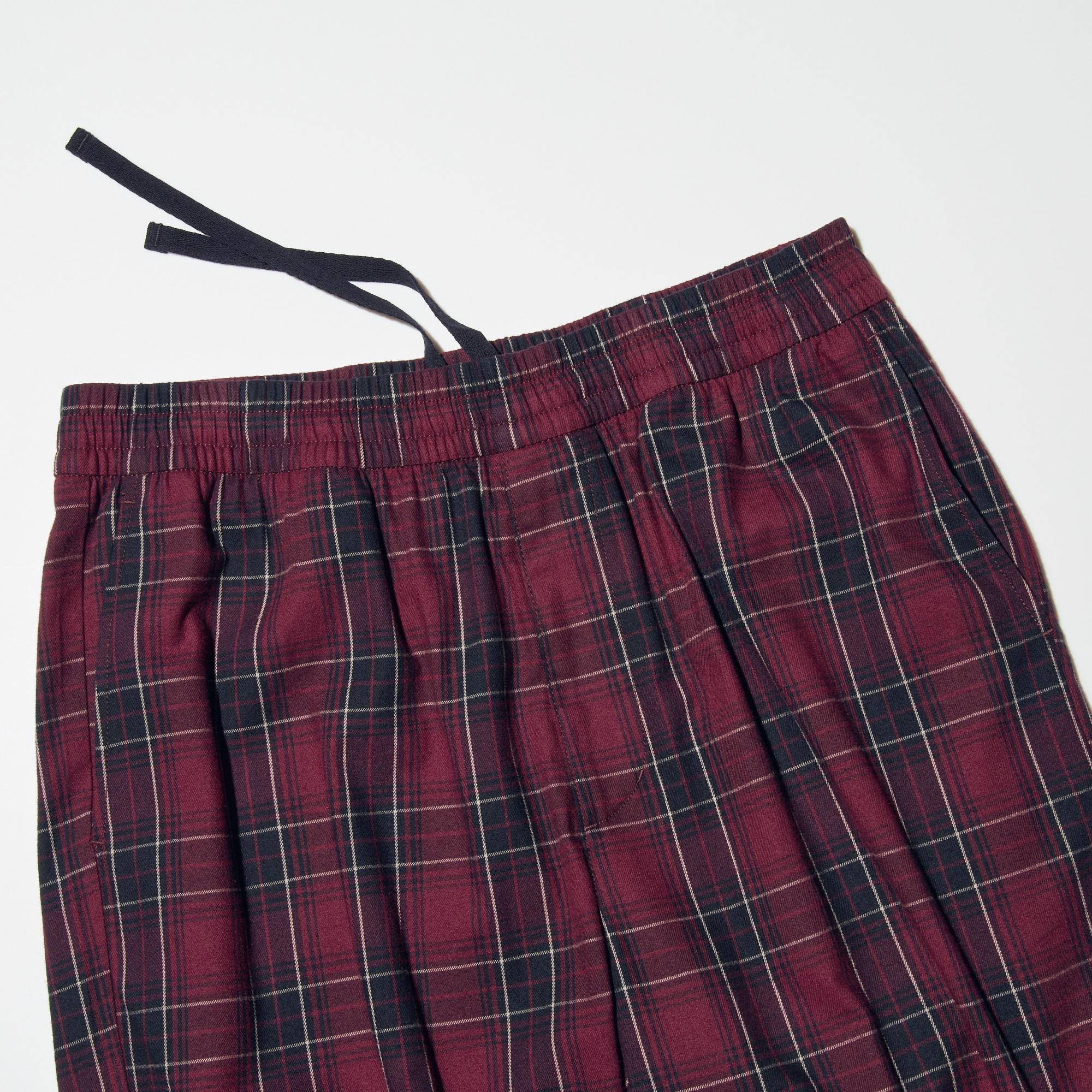 FLANNEL EASY ANKLE PANTS