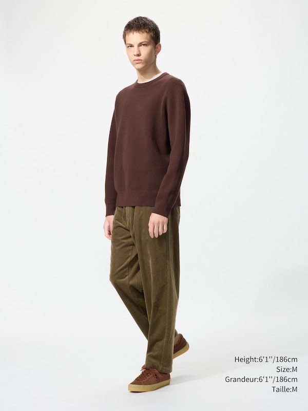 CORDUROY EASY ANKLE PANTS