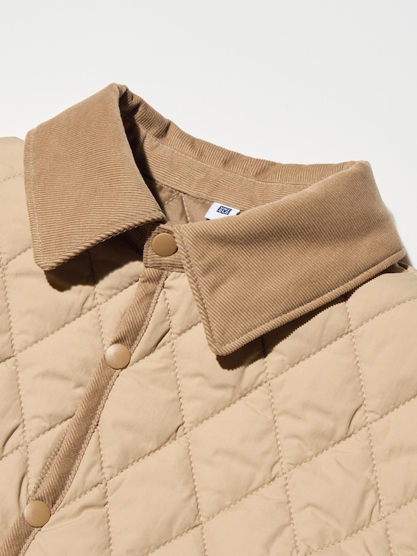 QUILTED SHIRT JACKET