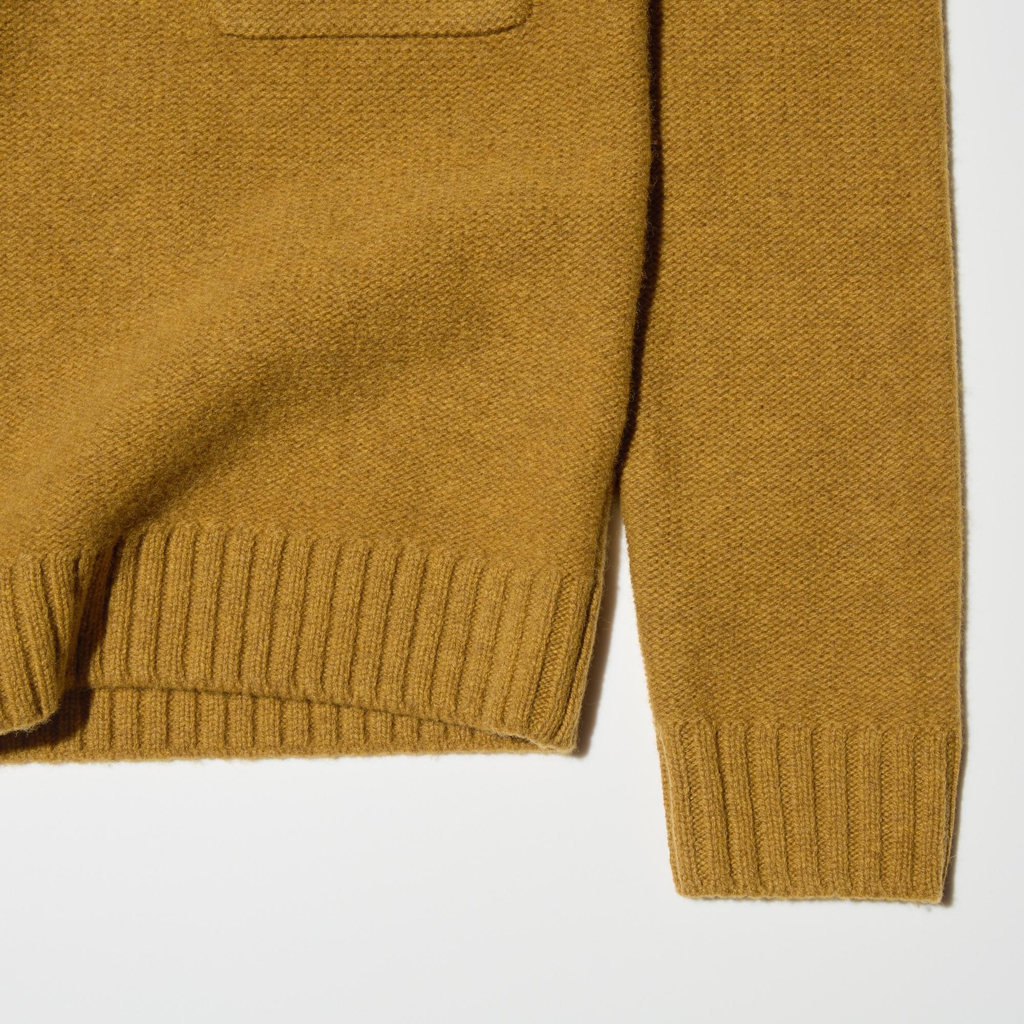 LAMBSWOOL POCKET CREW NECK SWEATER