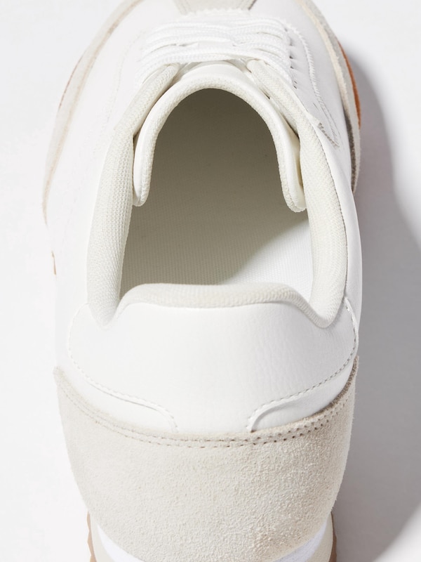 SUEDE COMBINATION SNEAKER