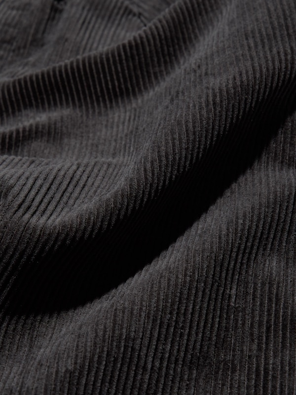 CORDUROY WIDE PLEATED PANTS