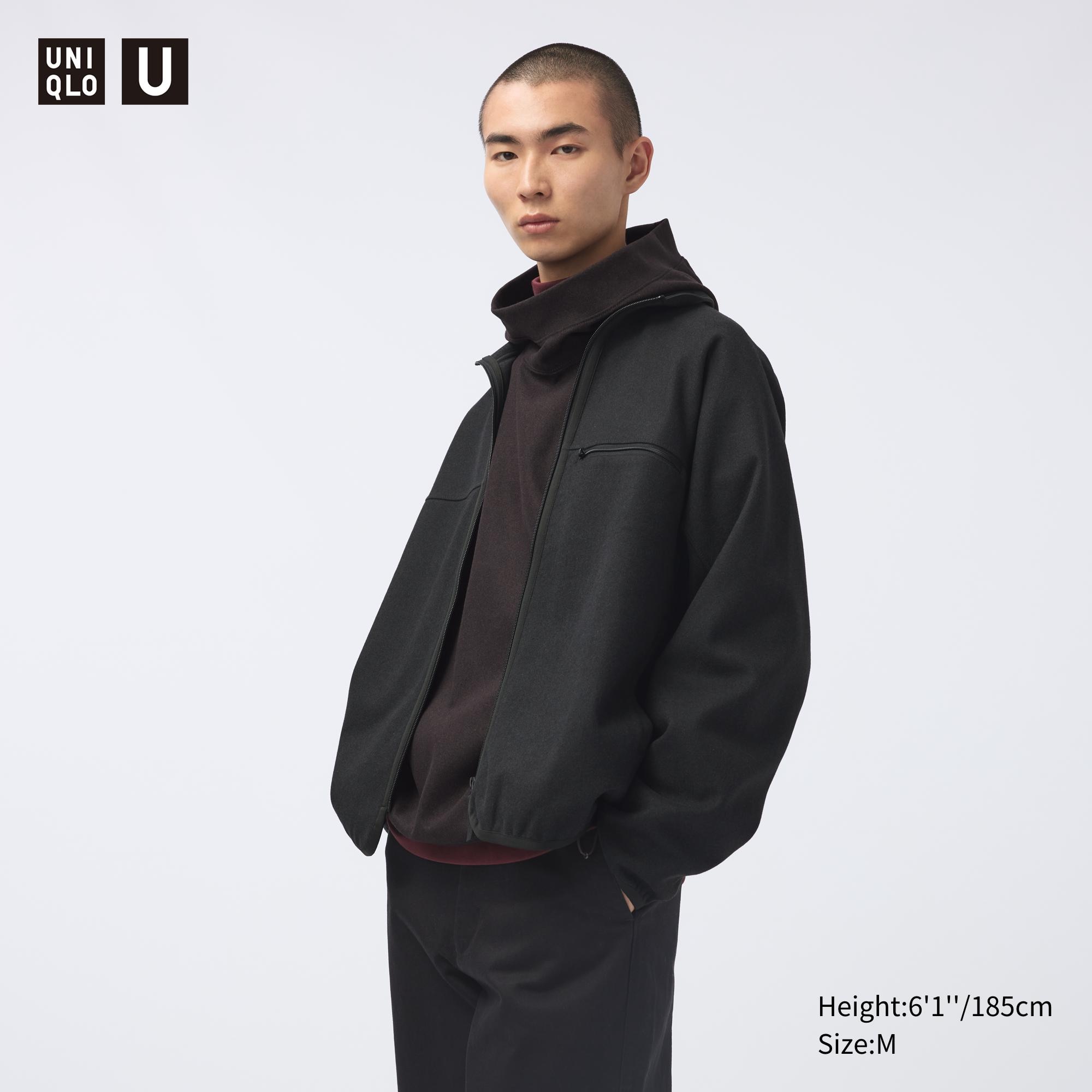 BRUSHED JERSEY ZIP UP BLOUSON