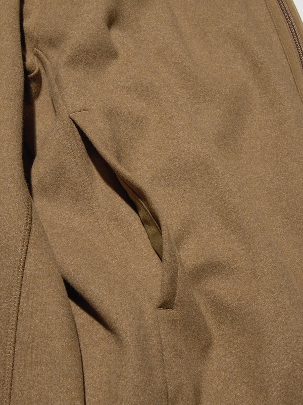 Brushed Jersey Zip Up Blouson