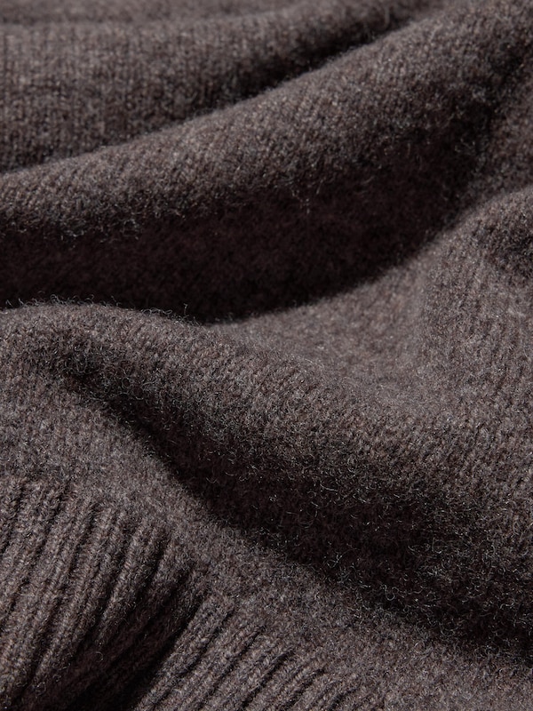 BICOLOUR LAMBSWOOL CREW NECK SWEATER
