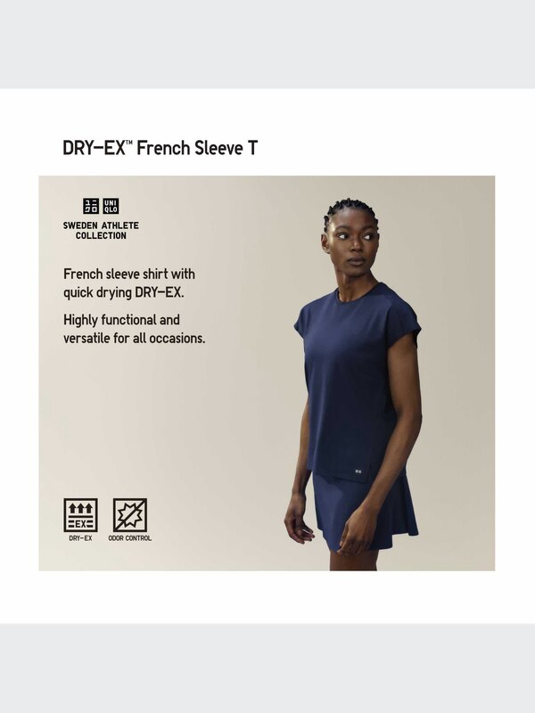 DRY-EX FRENCH SLEEVE T-SHIRT