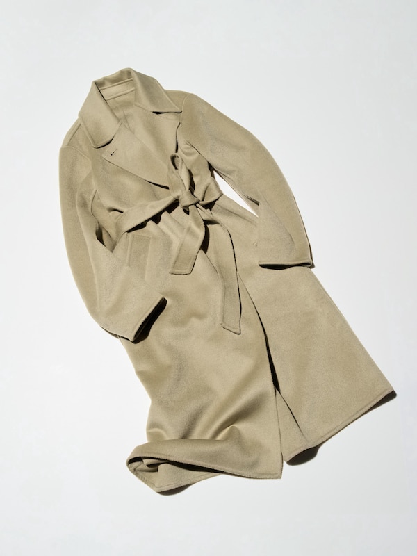 DOUBLE FACE WRAP COAT