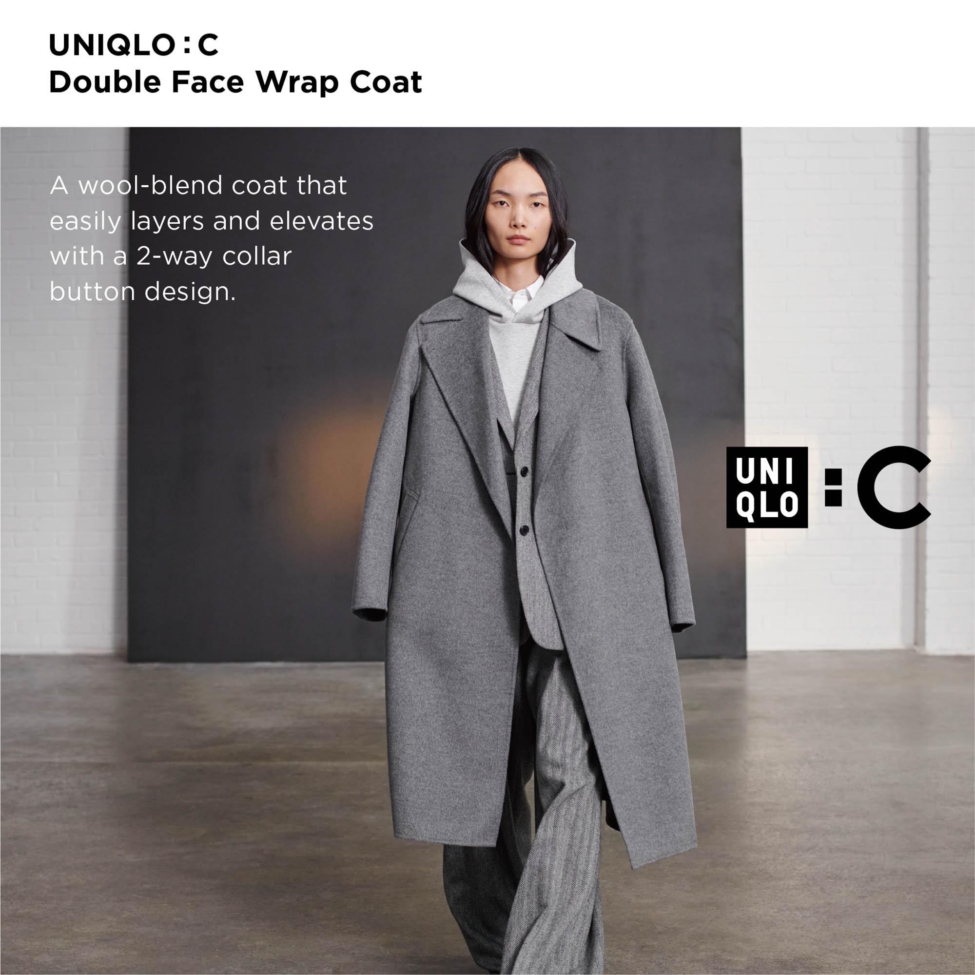 DOUBLE FACE WRAP COAT