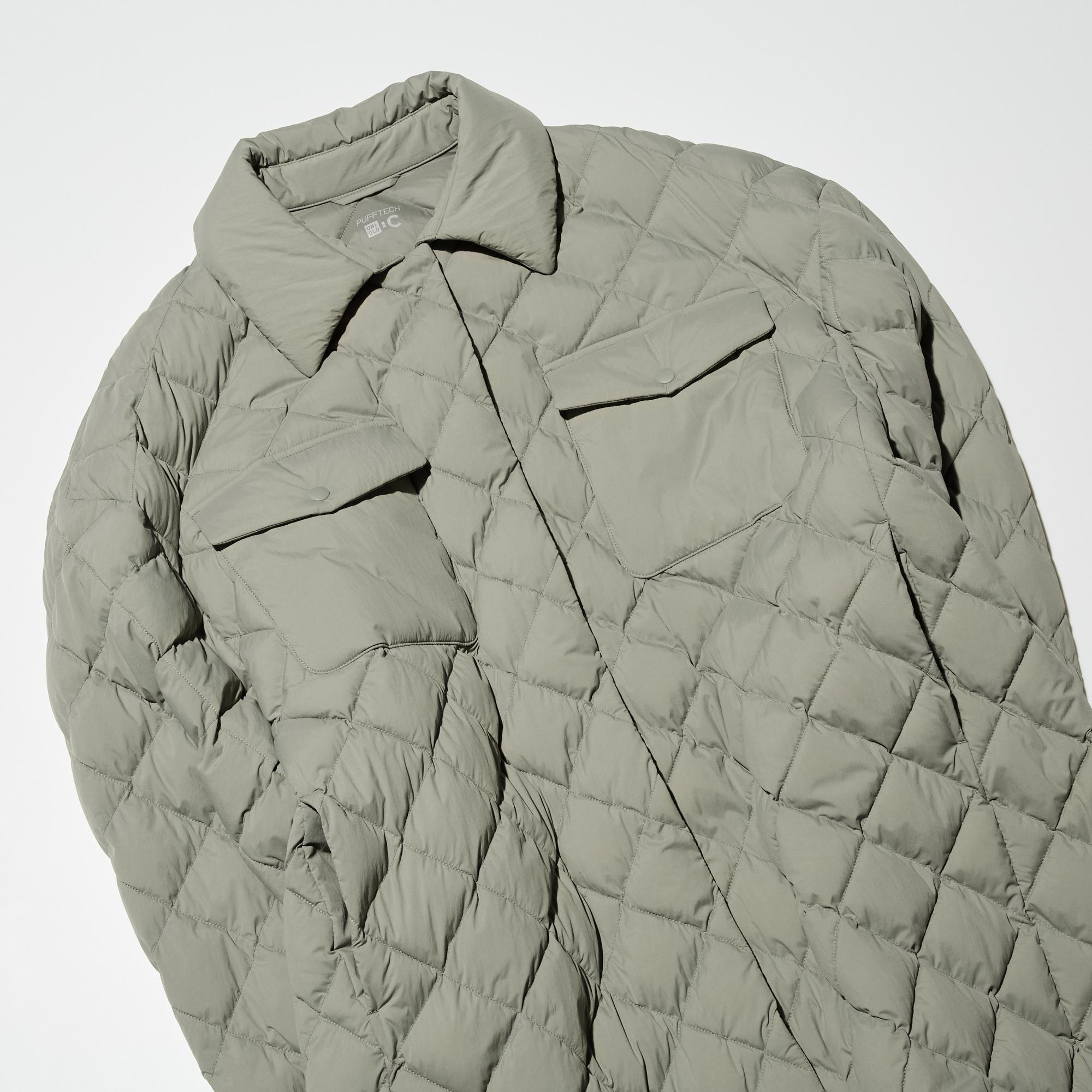 PUFFTECH QUILTED OVERSIZED COAT