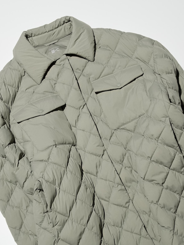 PUFFTECH QUILTED OVERSIZED COAT