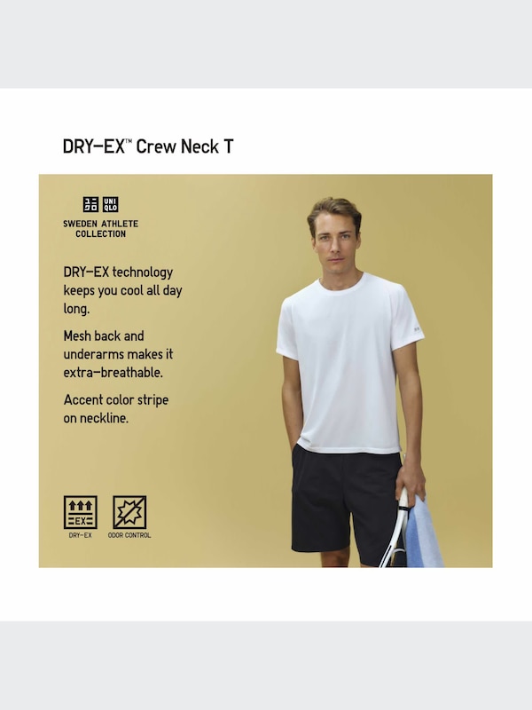 DRY-EX CREW NECK SHORT SLEEVE T-SHIRT
