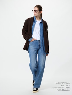 WIDE STRAIGHT JEANS | TALL