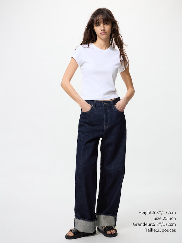 WIDE STRAIGHT JEANS | TALL